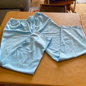 NWT Alfred Dunner Lt.Blue Casual Pants w/pockets, elastic waist